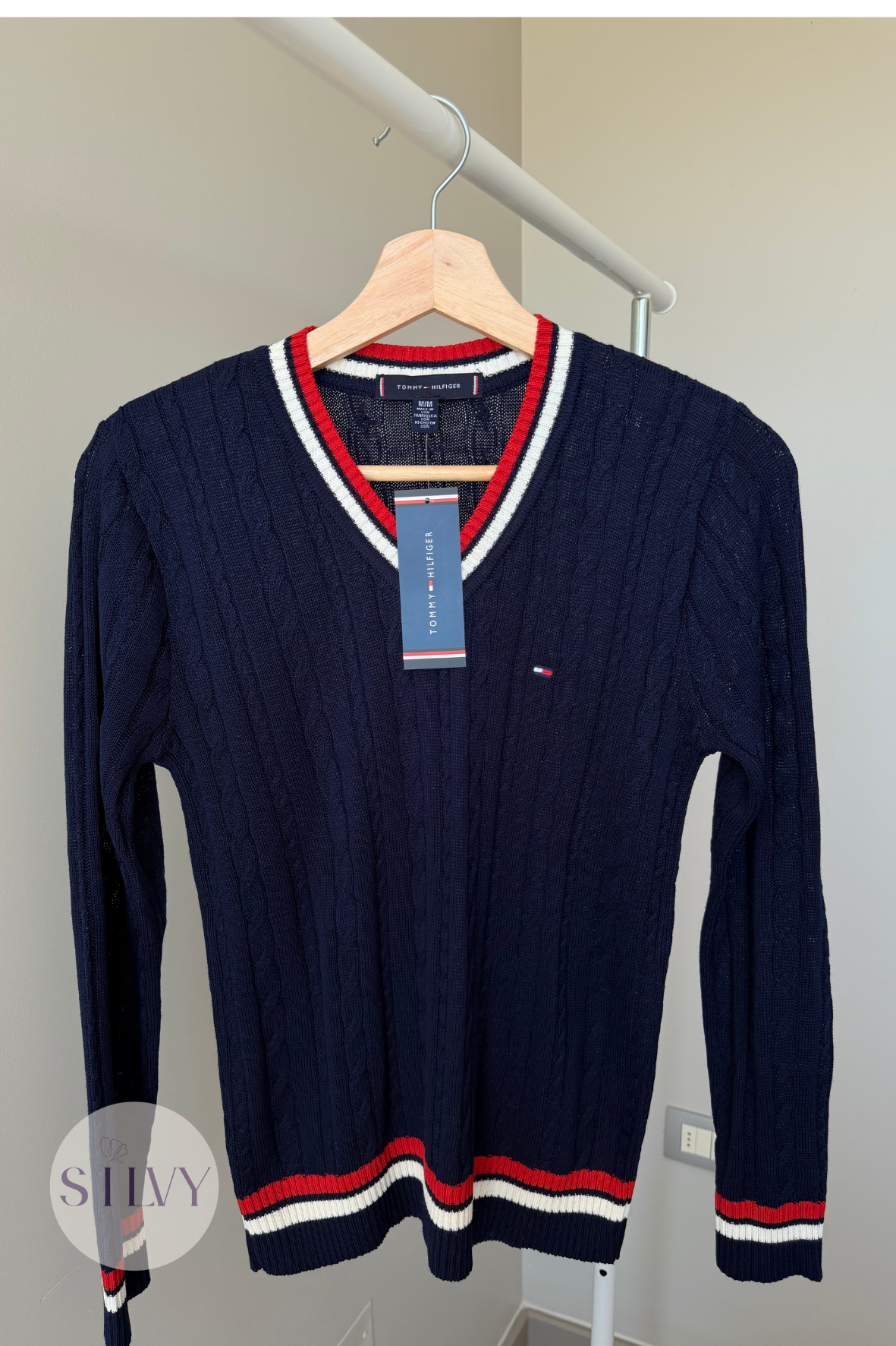 Sweaters Algodon Hilo Con Cuello V