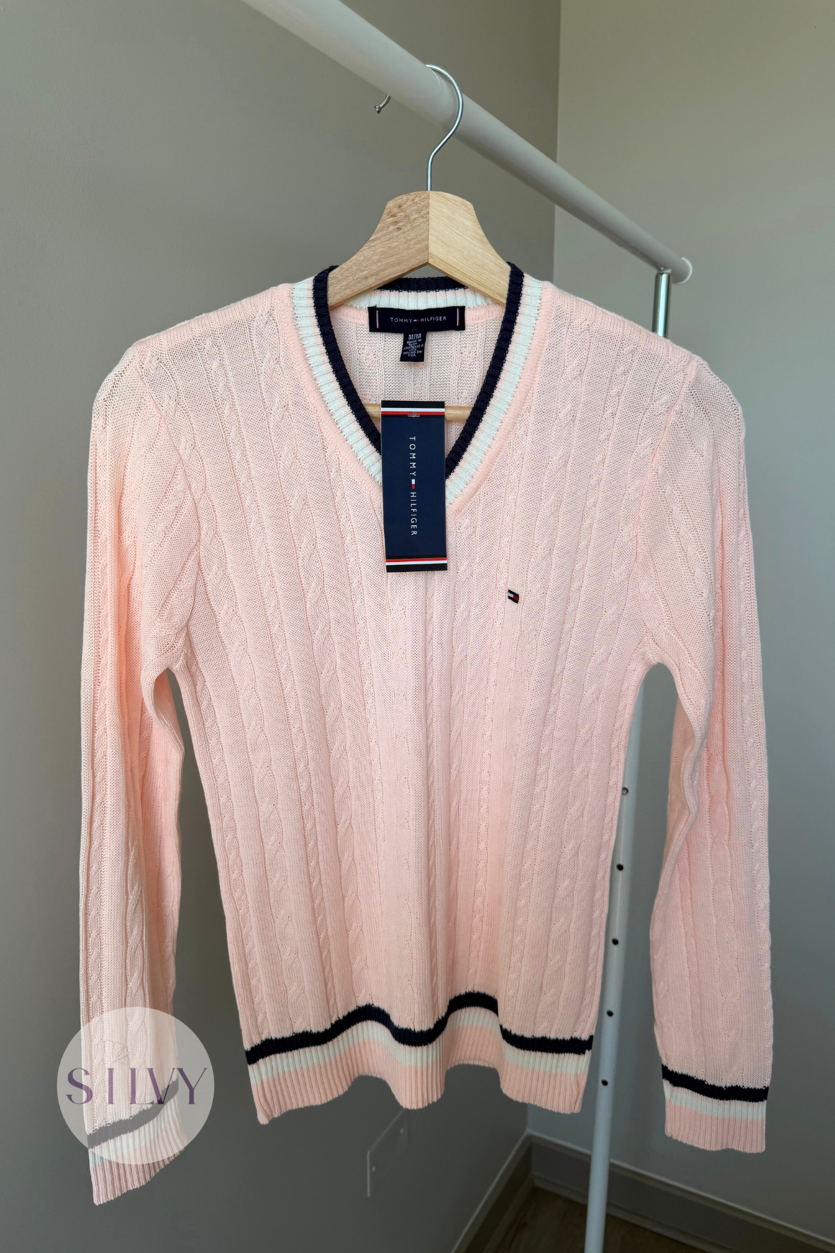 Sweaters Algodon Hilo Con Cuello V