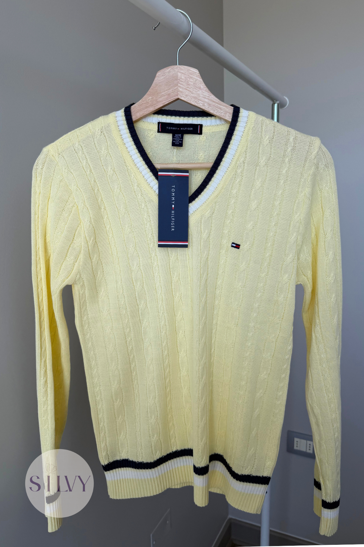 Sweaters Algodon Hilo Con Cuello V